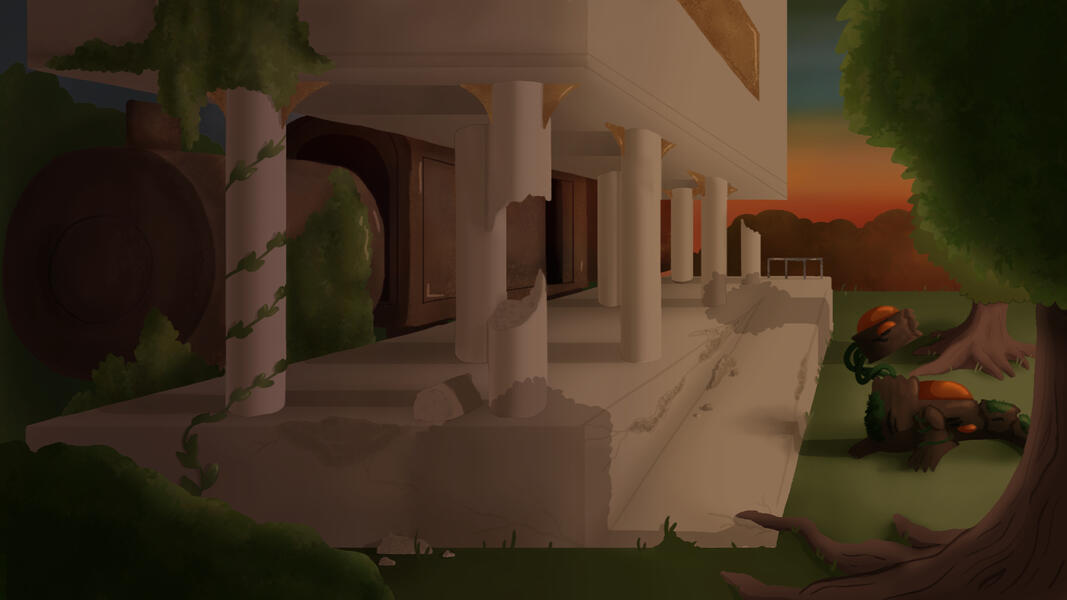 Original art - Overgrowth